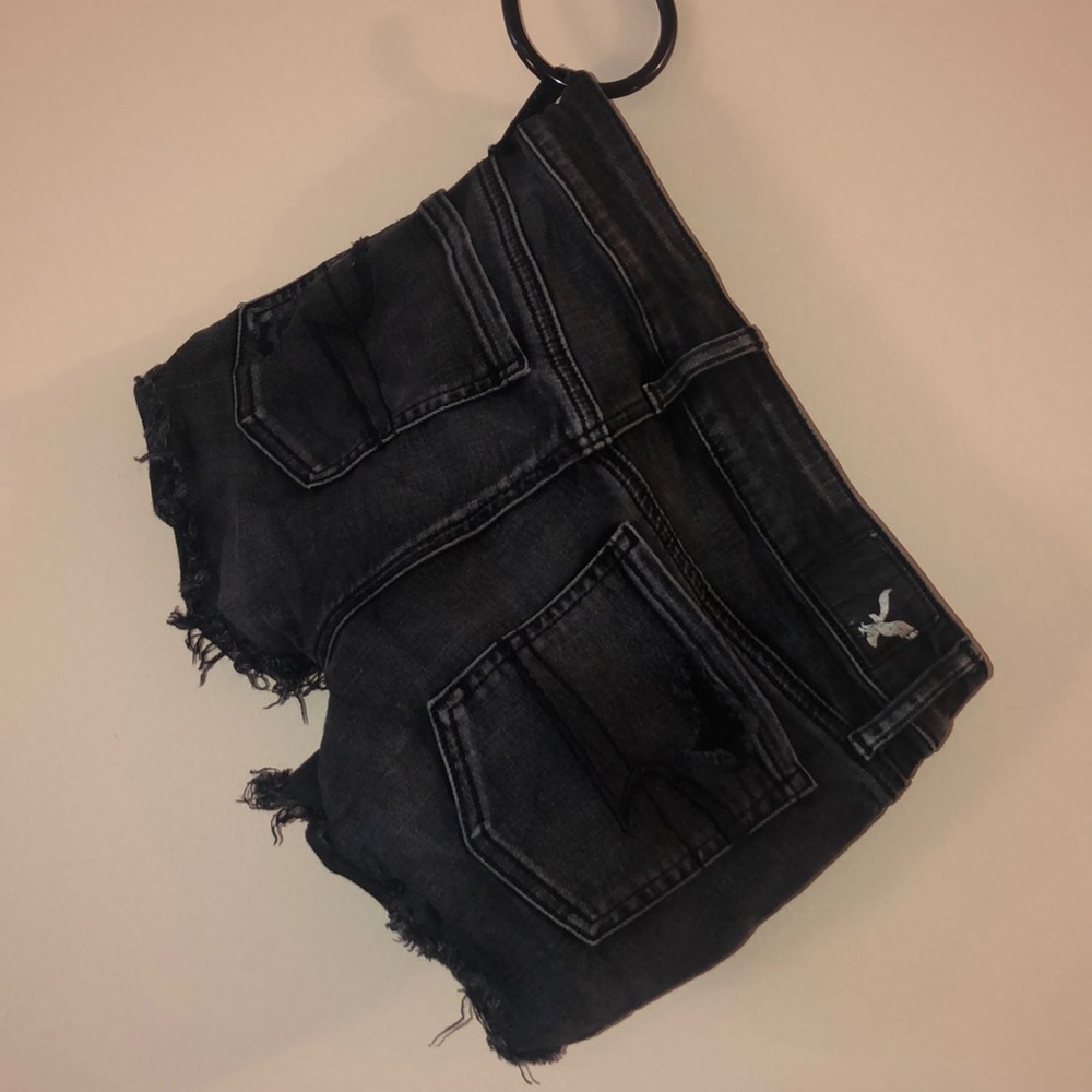 American Eagle Midi Rise Jean Short
